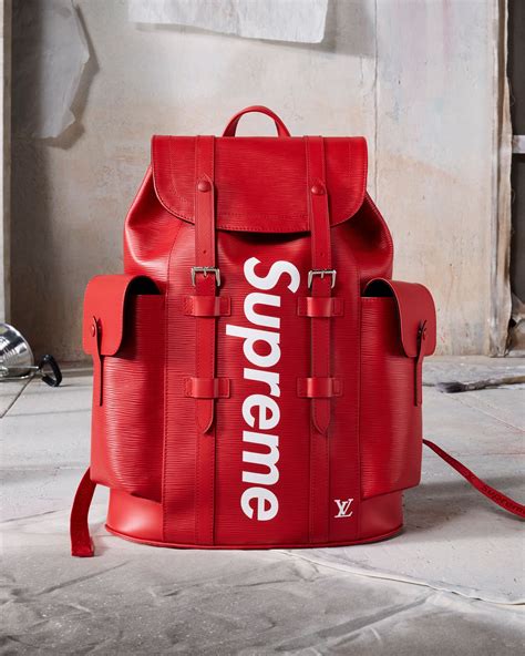 white louis vuitton supreme bag|supreme Louis Vuitton backpack.